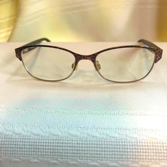 bebe BB5071 Eyeglasses Jinxed Gold Leopard Black 51-16-135 Original Case EUC - Picture 5 of 9